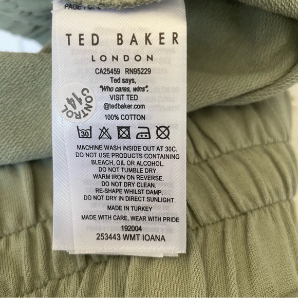 Ted Baker Ioana Jersey Jogger Pale Green Ted Size 1 = US 4 NWT - Picture 8 of 11